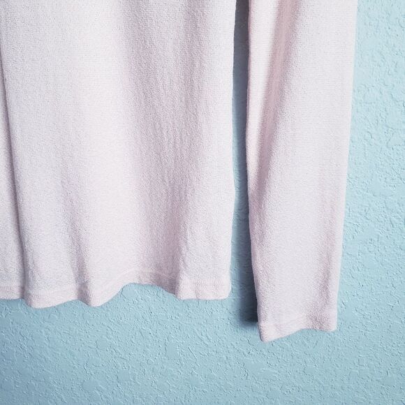 Anthropologie X Michael Stars Twinkle Pink V-neck Long Sleeve Top - Picture 4 of 7